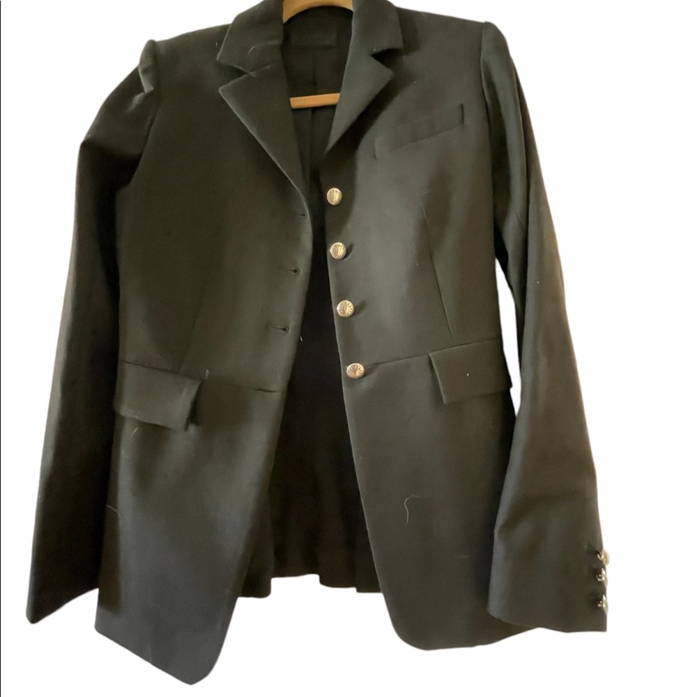 Black Hermes Pea Coat